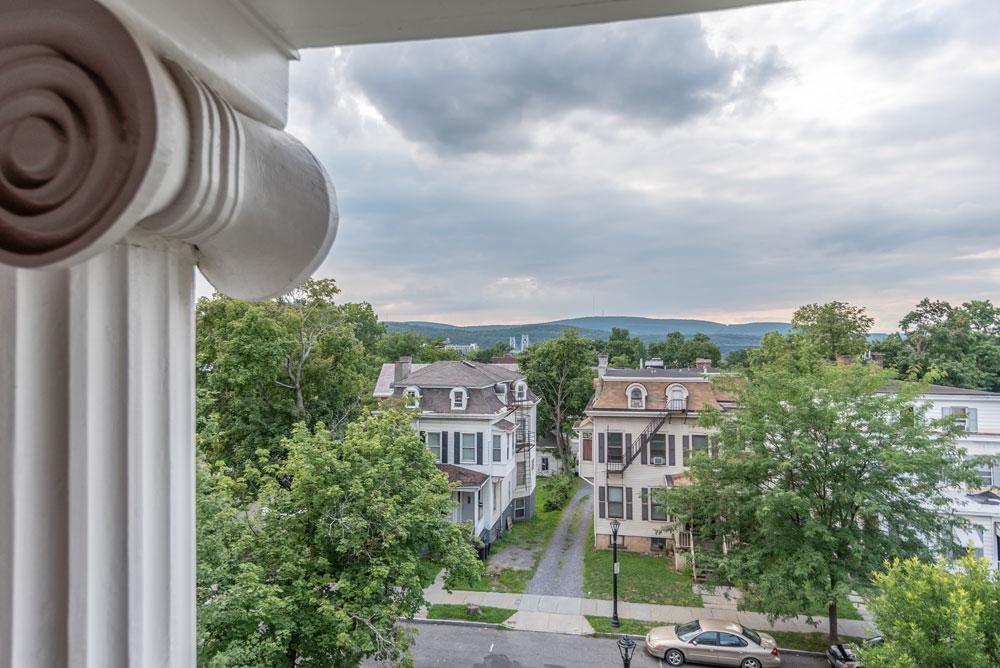 View from balcony at Vassar-Warner