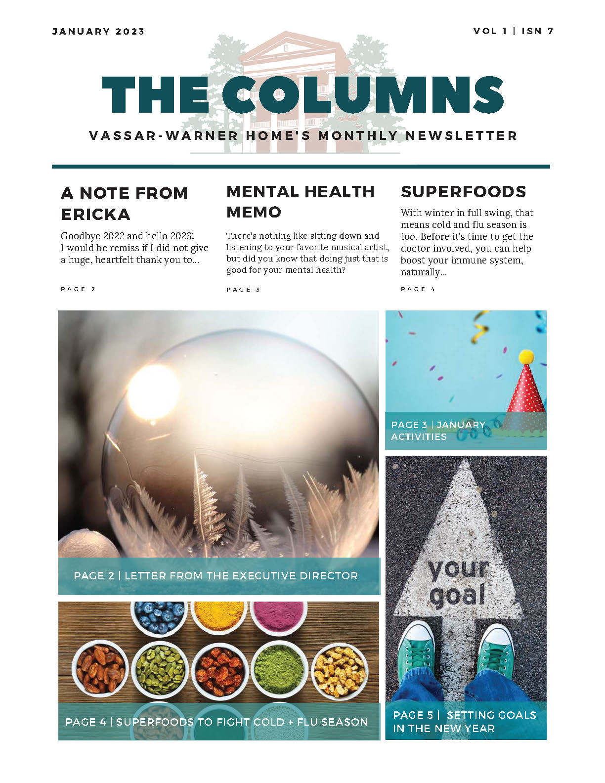 Image for January The Columns Newsletter