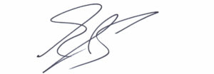 Signature of Rich Schuster's initials